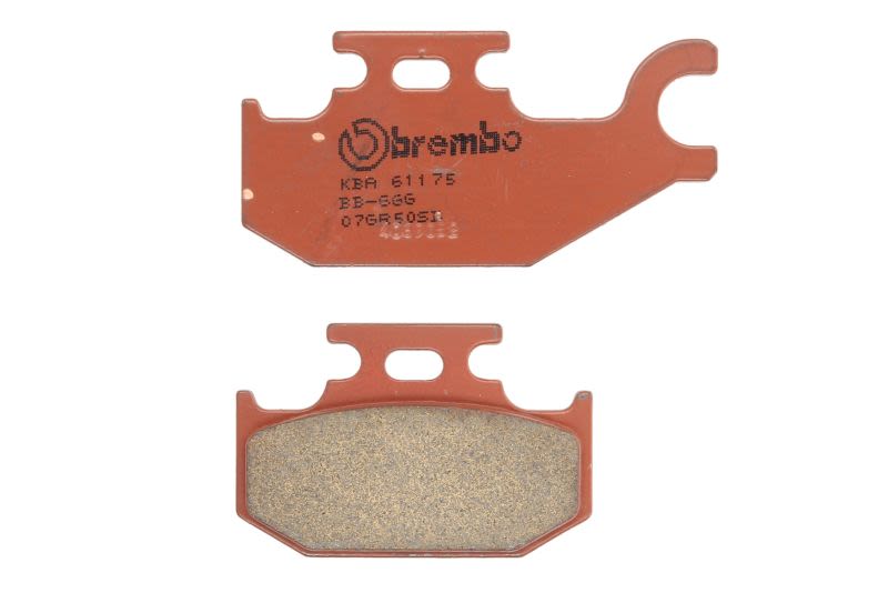 Set plăcuțe frână disc BREMBO înălțime 40,7 mm, lungime 62,0 mm, SD, față