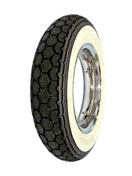 Anvelope scuter și moped CONTINENTAL față/spate, alb, 50J, K62 3.00-10
