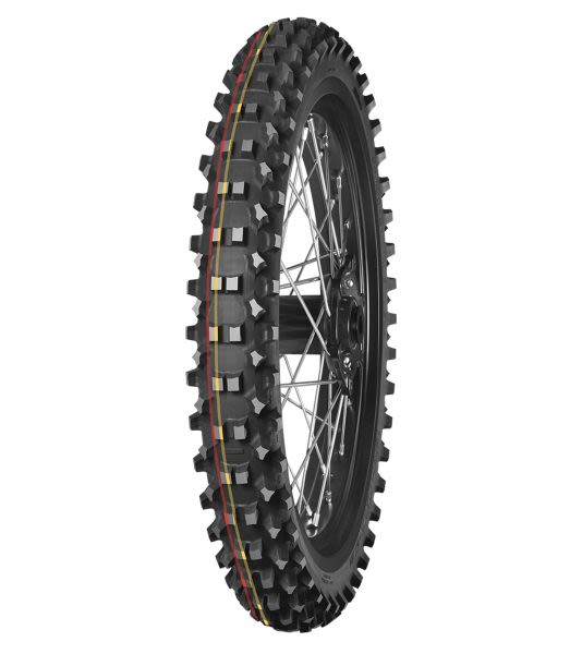 Anvelope moto off-road MITAS față, roșu, 51M 80/100-21