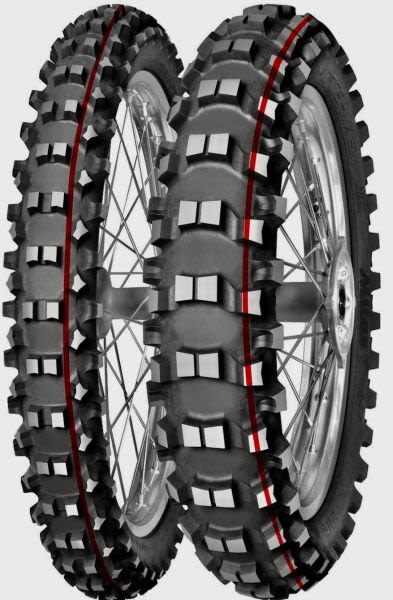 Anvelope moto off-road MITAS față, roșu, 36M 60/100-12