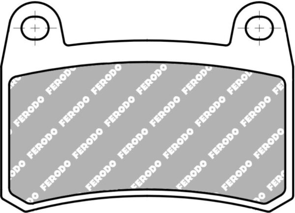 Set plăcuțe frână disc FERODO față/spate, 48,5 × 67,8 × 7 mm pentru BENELLI BKX, BN, LEONCINO, TORNADO, TRK; HONDA CRF; KEEWAY RKV 124-1100 2012-2025