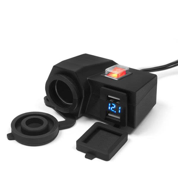 Adaptor, cigarette lighter 4 RIDE 24 V, 5 V, 3.1 A