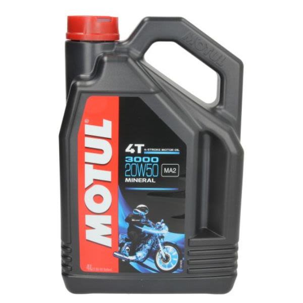 Ulei motor MOTUL 4 l, 20W50, MA-2 · 3000