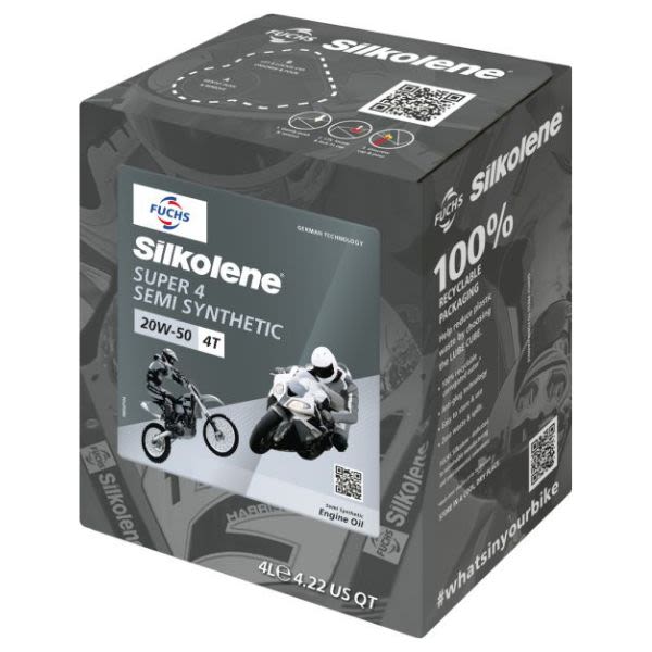 Ulei motor SILKOLENE 4 l, 20W50, MA-2 · Super 4