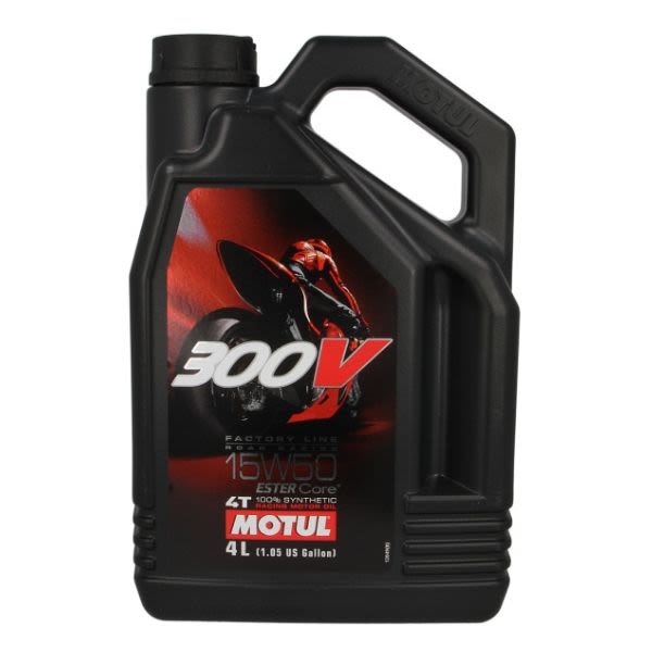 Ulei motor MOTUL 300 V, 4 l, 15W50, MA2 · 300V Factory Line