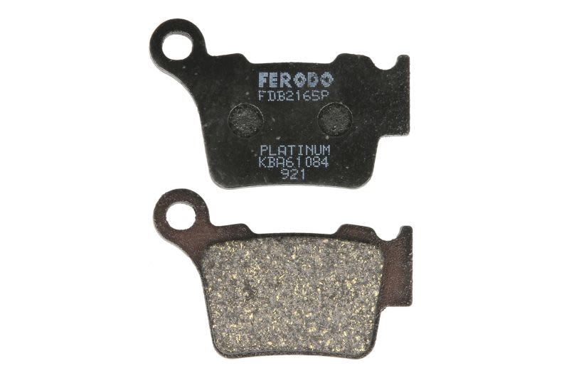 Set plăcuțe frână disc FERODO spate, platină P, utilizare stradă, 41,8 × 64,3 × 9 mm