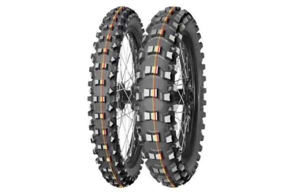 Anvelope moto off-road MITAS față, roșu, 42M 70/100-19