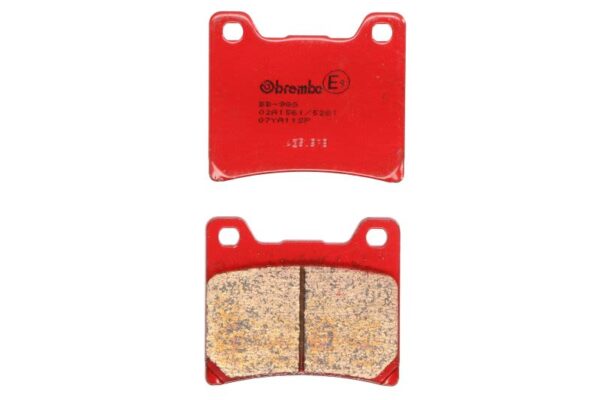 Set plăcuțe frână disc BREMBO spate, sinterizat SP pentru YAMAHA BT, FJ, FZ, FZR, FZS, FZX, GTS, RD, SRX, TDM, TRX, TZR, VMX-12, XJ, XJR, XV, XVS, YZF 125-1300 1983-2011