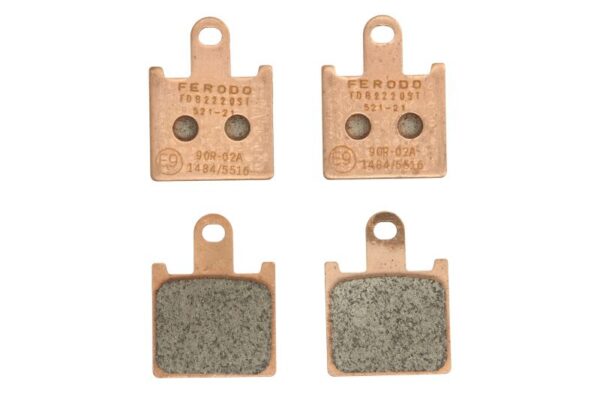 Set plăcuțe frână disc FERODO față, sinterizat ST, utilizare stradă, 50 × 37,9 × 9,5 mm pentru KAWASAKI GTR 1400 2015-2015