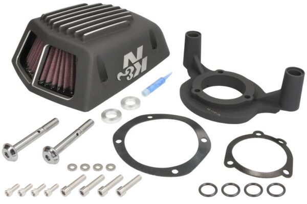 Filtre K&N negru pentru HARLEY DAVIDSON FLD, FLHR, FLHRC, FLHRCI, FLHRI, FLHRS, FLHRSI, FLHT, FLHTC, FLHTCI, FLHTCU 1432-1690 2001-2017
