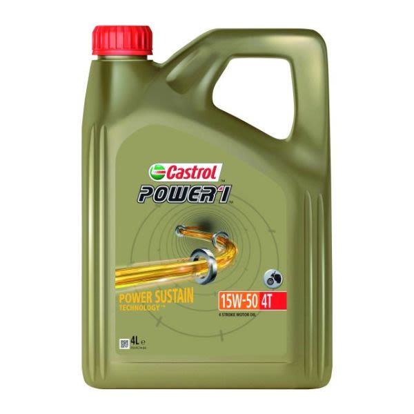 Ulei motor CASTROL 4 l, 15W50, MA-2 · Power 1