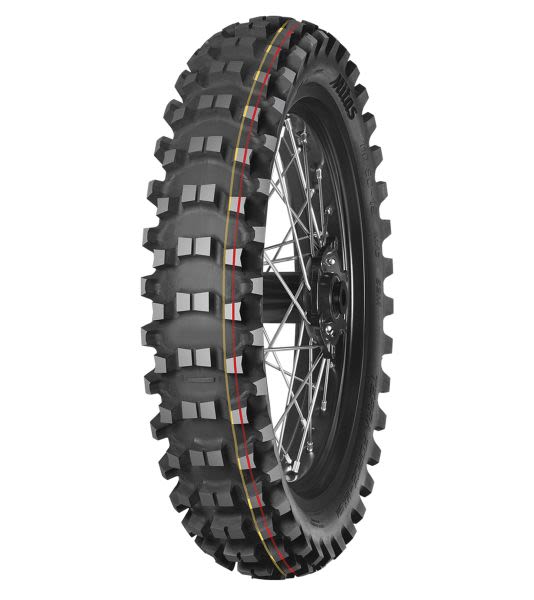 Anvelope moto off-road MITAS față, roșu, 54M 90/90-21