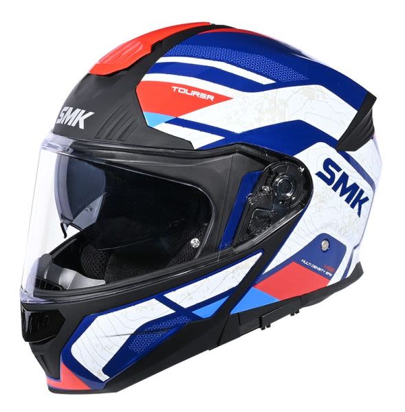 Flip up helmets SMK albastru, 3XL