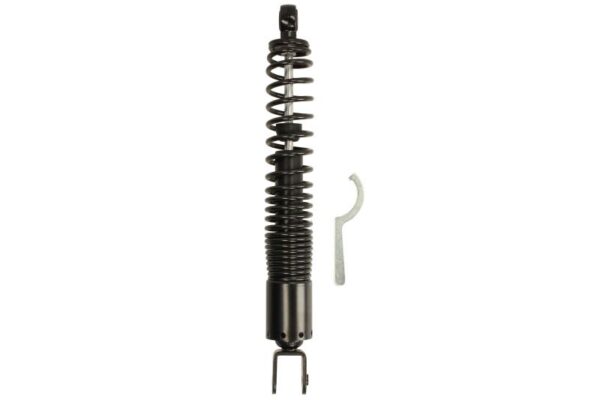 Alte piese RMS spate, negru, 404 mm pentru HONDA NSS, SH; KAWASAKI J125, J300; KYMCO DOWNTOWN, PEOPLE, XCITING 125-500 2001-2020