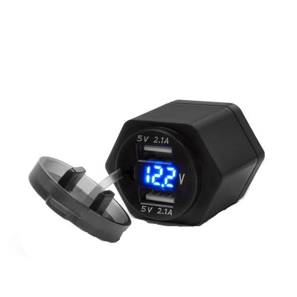 Adaptor, cigarette lighter 4 RIDE pentru BMW; TRIUMPH (connector DIN ISO 4165) · PMP-00105937