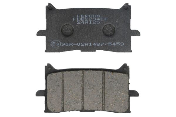 Set plăcuțe frână disc FERODO față, organic, utilizare stradă, 39,7 × 82,9 × 8 mm pentru HONDA CB 125 2018-2020
