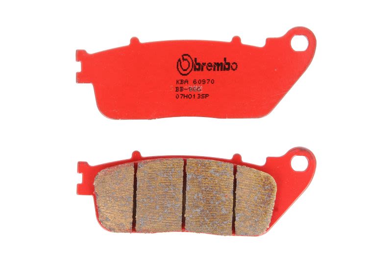 Set plăcuțe frână disc BREMBO spate, sinterizat SP, utilizare stradă, 37,8 × 99,3 × 9,2 mm