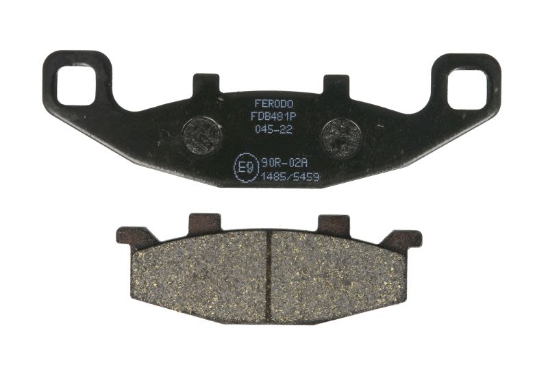 Set plăcuțe frână disc FERODO față/spate, platină P, utilizare stradă, 35 × 95 × 8,8 mm