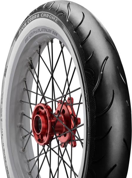 Anvelope moto stradă AVON față, crom, 68V, DOT23 120/70-21