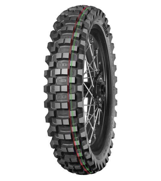 Anvelope moto off-road MITAS spate, roșu, 57M 100/90-19