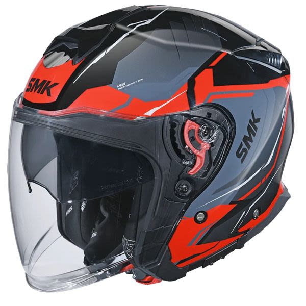 Jet/open face helmets SMK negru