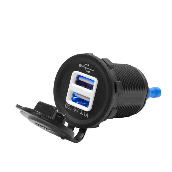 Adaptor, cigarette lighter 4 RIDE 24 V, 5 V, 3.1 A · PMP-00104185