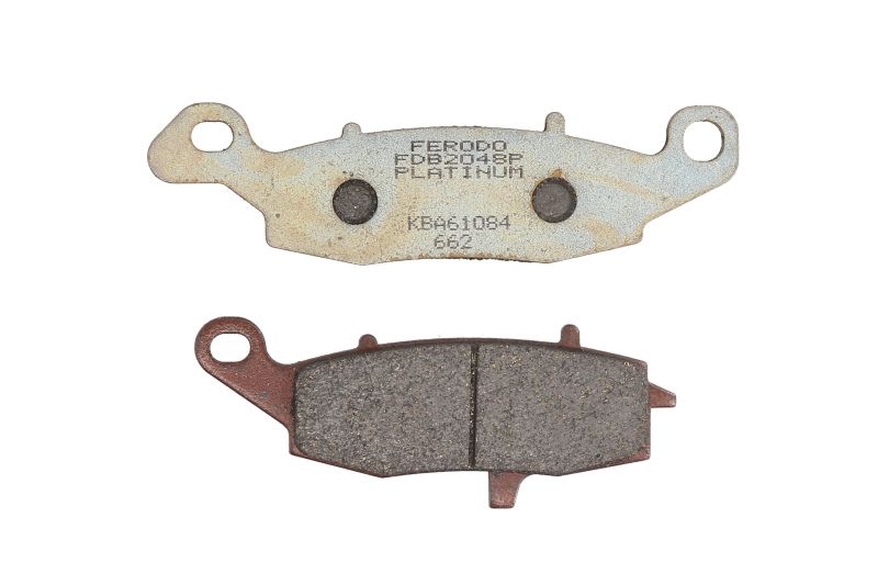 Set plăcuțe frână disc FERODO față, platină P, utilizare stradă, 36,5 × 133,6 × 8,4 mm