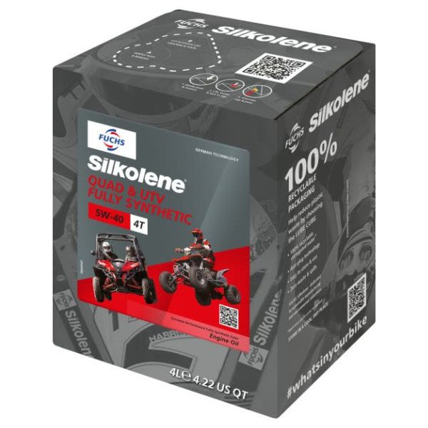 Ulei motor SILKOLENE 4 l, 5W40, MA-2 · QUAD ATV