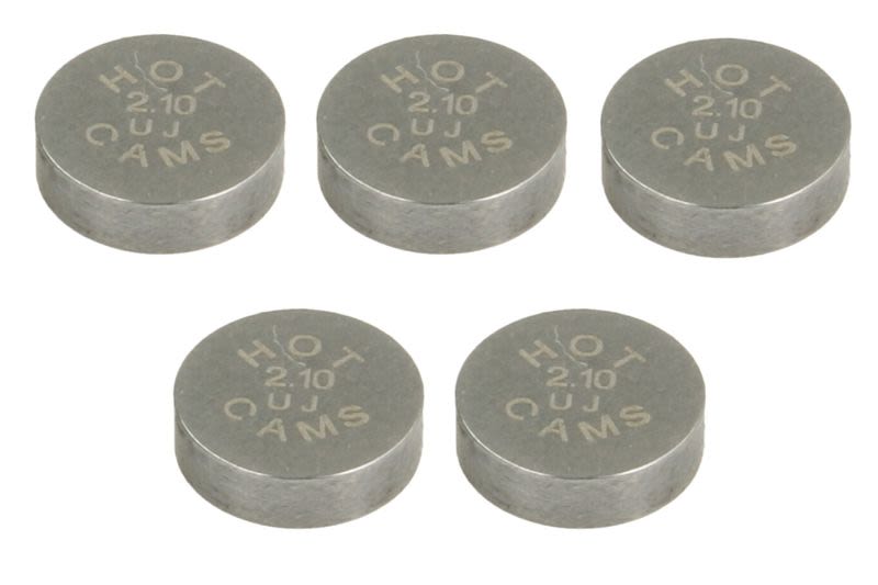 Set pastile reglaj joc supape 4 RIDE · Ø7,48 × 2,1 mm