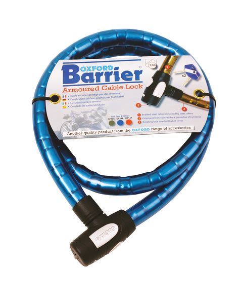 Anti-theft protection OXFORD albastru, 1400 mm